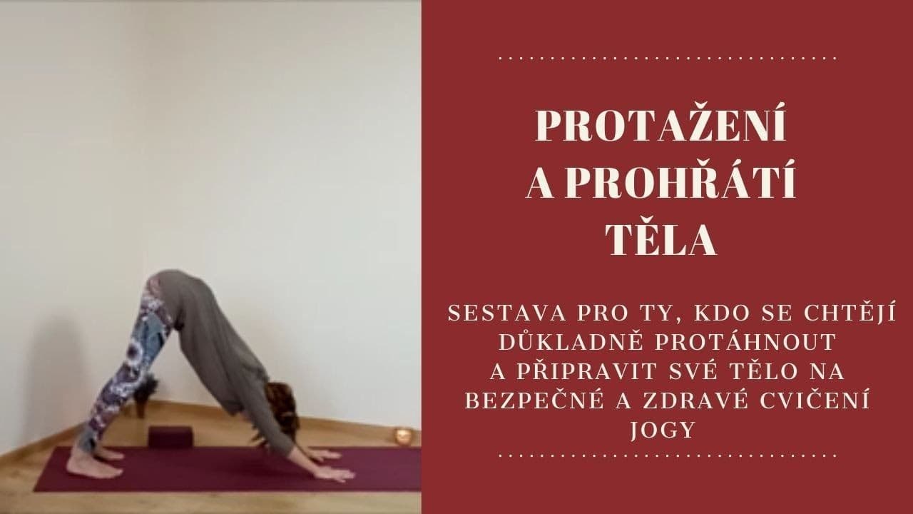 Úvodní sestava pro protažení a prohřátí těla před lekcí jógy